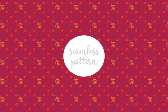Sweet Bees Seamless Patterns in Patterns - product preview 8