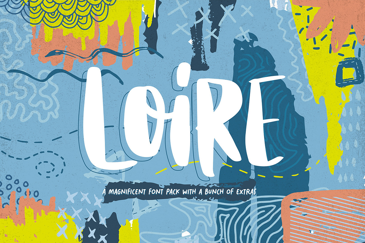 Loire Font Pack + Graphic Bundle in Display Fonts - product preview 8