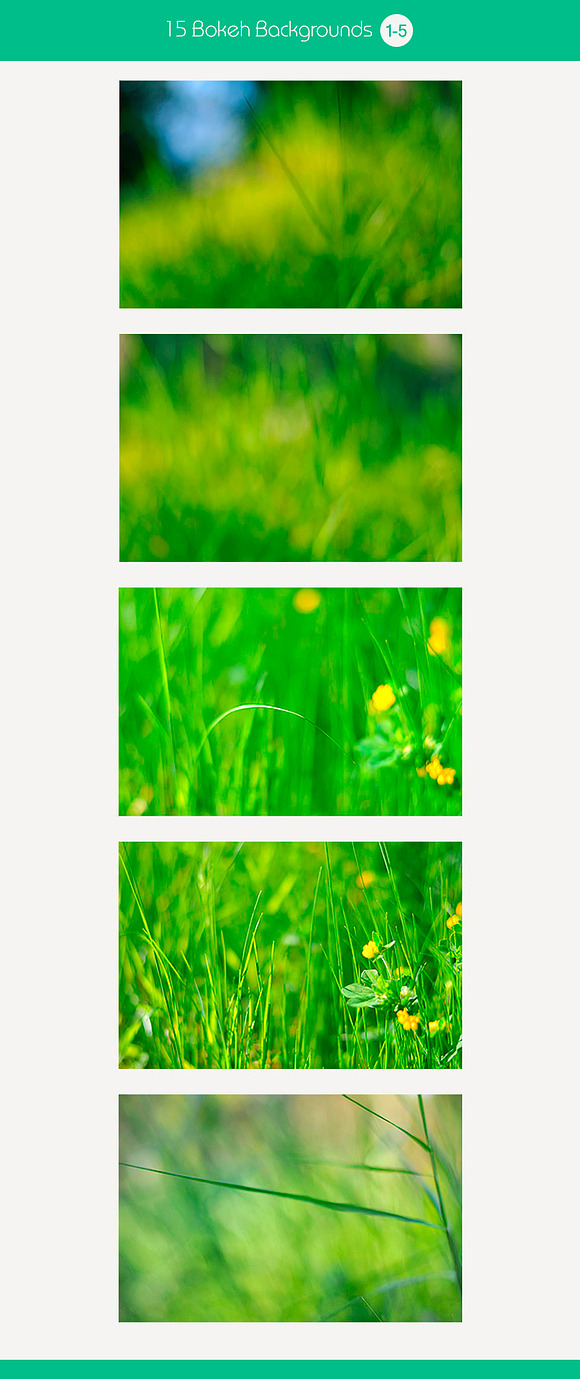 15 Spring Bokeh Backgrounds in Textures - product preview 1