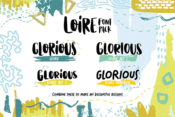 Loire Font Pack + Graphic Bundle in Display Fonts - product preview 10