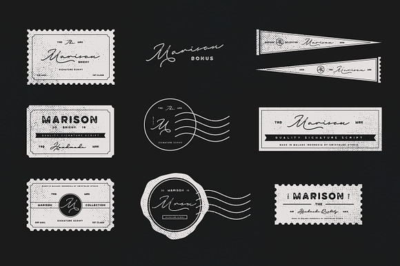Marison Type Collection in Display Fonts - product preview 3