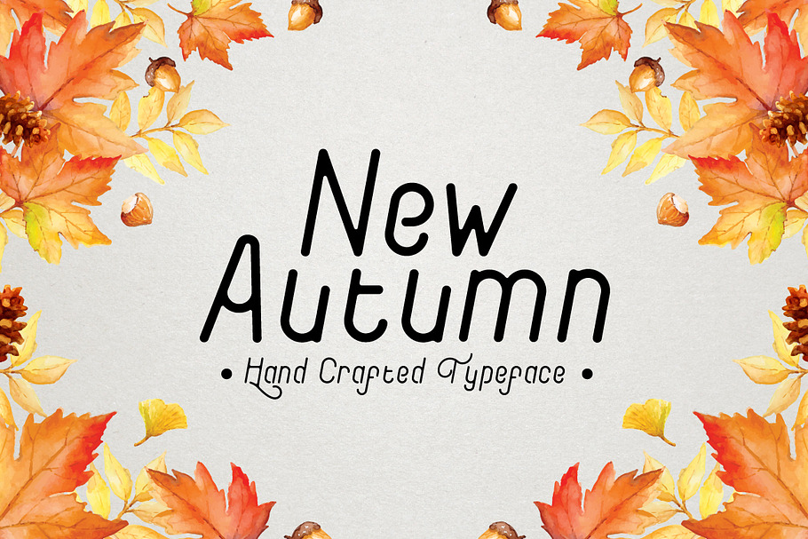 New Autumn  in Display Fonts - product preview 8