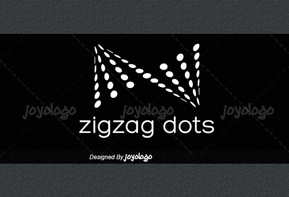 Zigzag Dots Abstract Z Letter Logo in Logo Templates - product preview 2