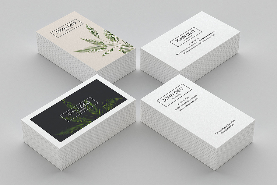 Natural Business Card Template