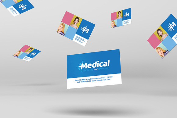 Modern Medical Business Card in Business Card Templates - product preview 3