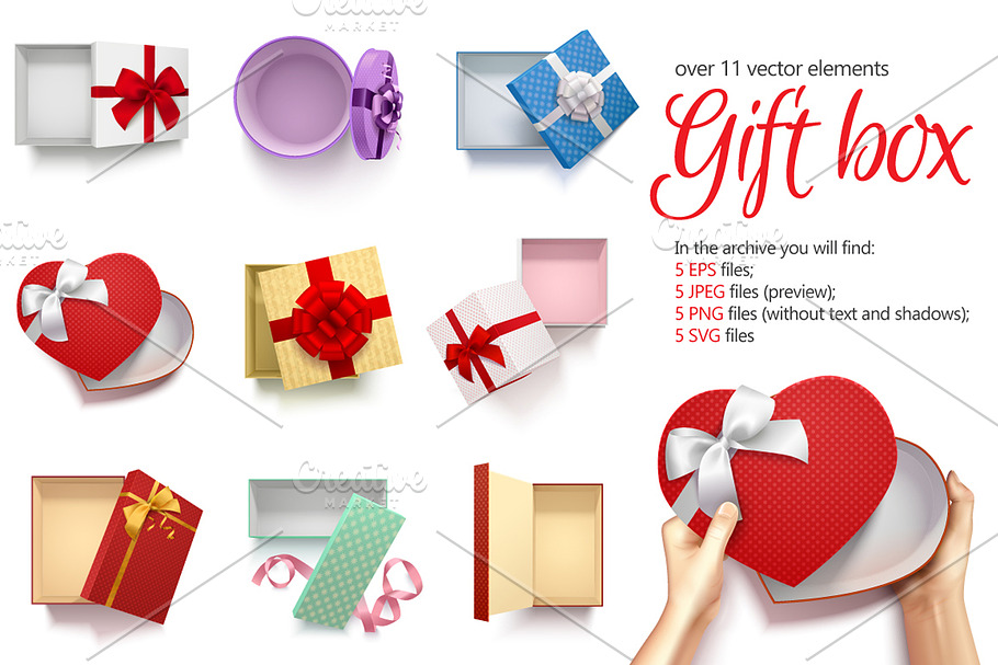Gift Box Set in Objects - product preview 8