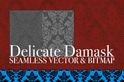 Vector/Bitmap Damask Seamless Tiles