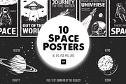 Set of Space Posters