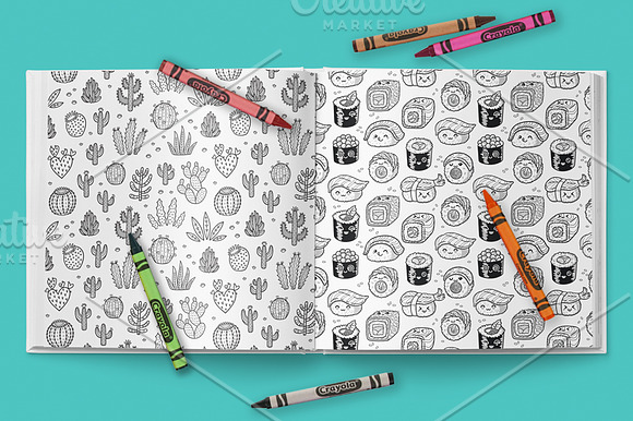 Creative Coloring Pages in Patterns - product preview 7