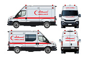 Vector Ambulance Van