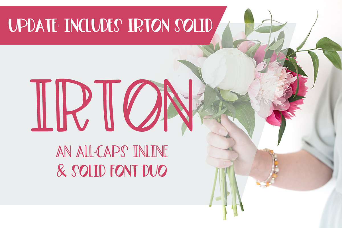 Irton Inline + Solid Sans Font Duo in Display Fonts - product preview 8