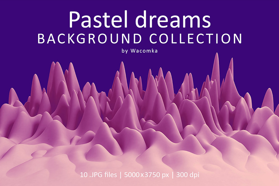 Pastel Dreams Background Collection in Graphics - product preview 8