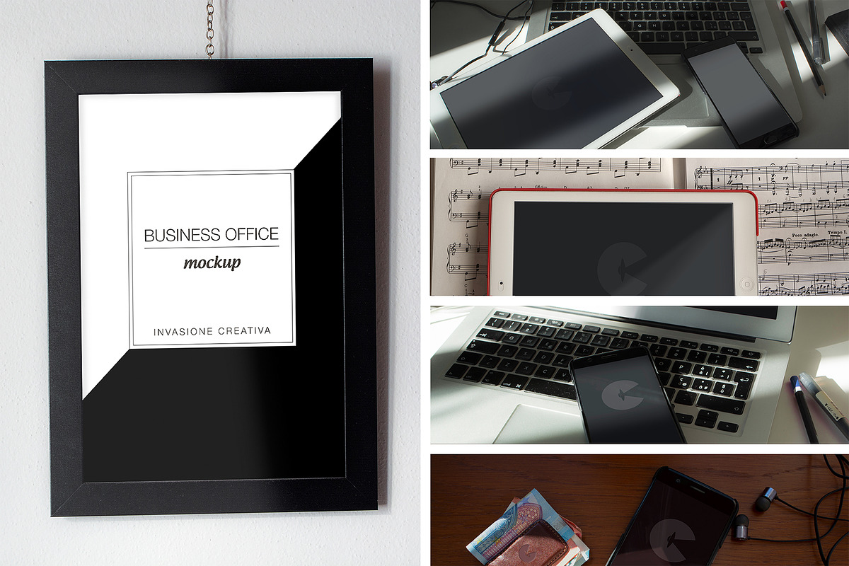 Business Office Mockup in Mobile & Web Mockups - product preview 8