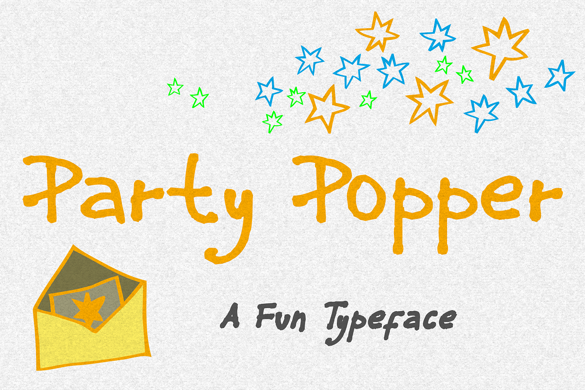 Party Popper - A Fun Typeface in Script Fonts - product preview 8