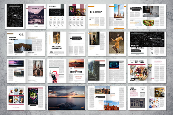 InDesign Templates Bundle 14 in Magazine Templates - product preview 3