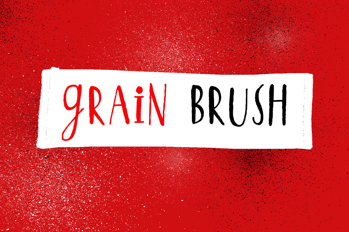 Grain Brush - Vintage Texture - Ink in Photoshop Brushes - product preview 8
