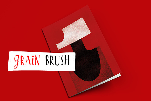 Grain Brush - Vintage Texture - Ink in Photoshop Brushes - product preview 2