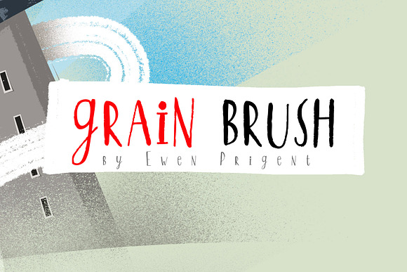 Grain Brush - Vintage Texture - Ink in Photoshop Brushes - product preview 4