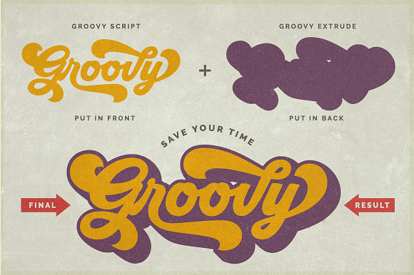 Groovy - Retro Font in Script Fonts - product preview 1
