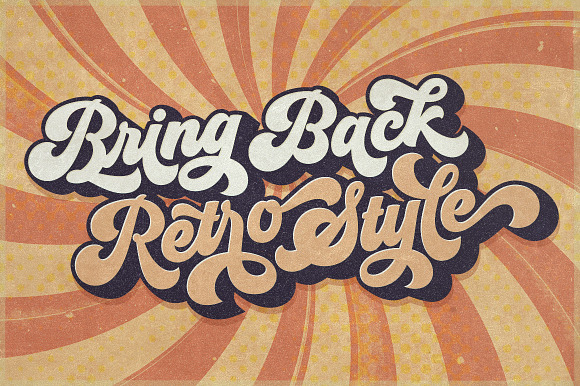Groovy - Retro Font in Script Fonts - product preview 4