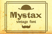 Mystax - Vintage Font