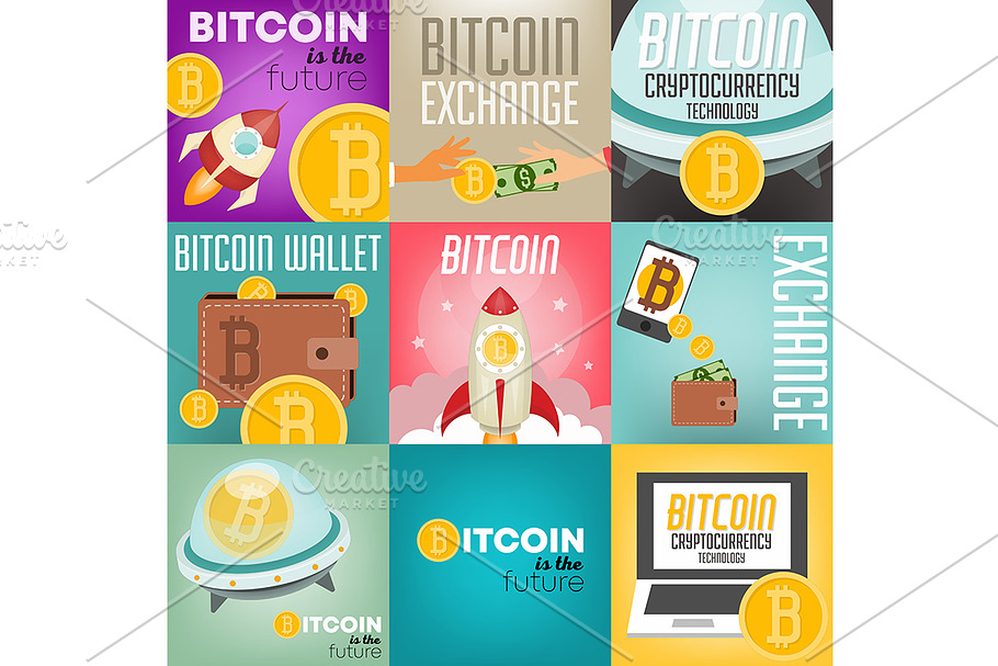 Bitcoin Bundle - 9 Posters