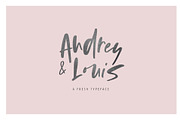 Audrey and Louis | A Fresh Typeface