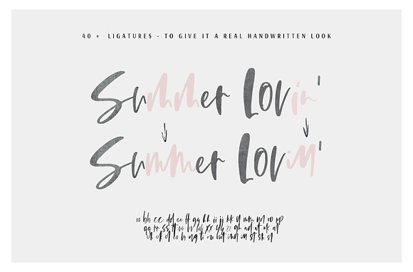 Audrey and Louis | A Fresh Typeface in Script Fonts - product preview 5