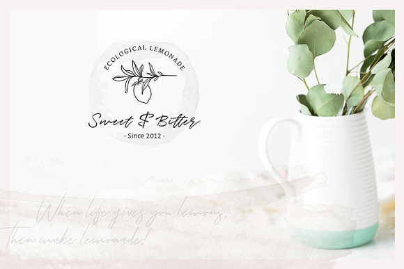 So Flowery Branding Kit+Watercolours in Logo Templates - product preview 6