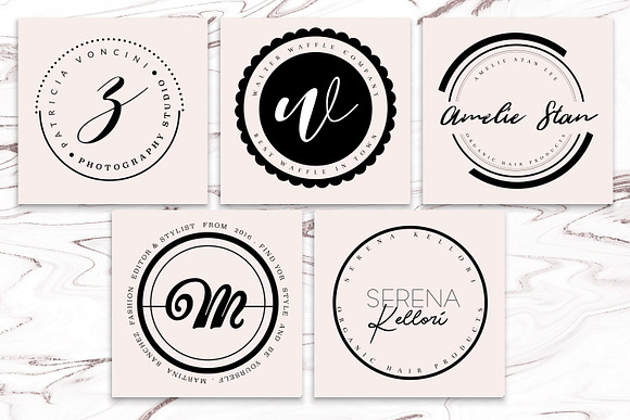 PREMIUM 120 Stamp Logo Bundle in Logo Templates - product preview 22