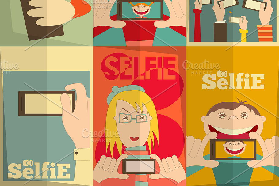 Selfie in Illustrations - product preview 8
