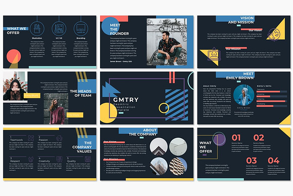 GMTRY - Powerpoint Template in PowerPoint Templates - product preview 4