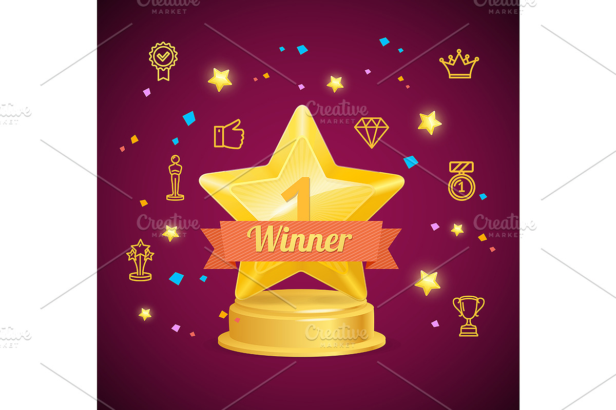 Award Winner Concept. Vector in Illustrations - product preview 8