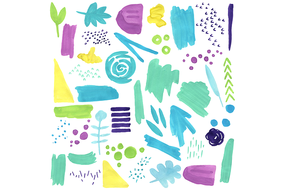 Abstract Clipart Green in Illustrations - product preview 1