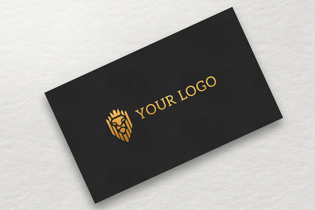 Gold Logo MockUp Ver.3 in Branding Mockups - product preview 8