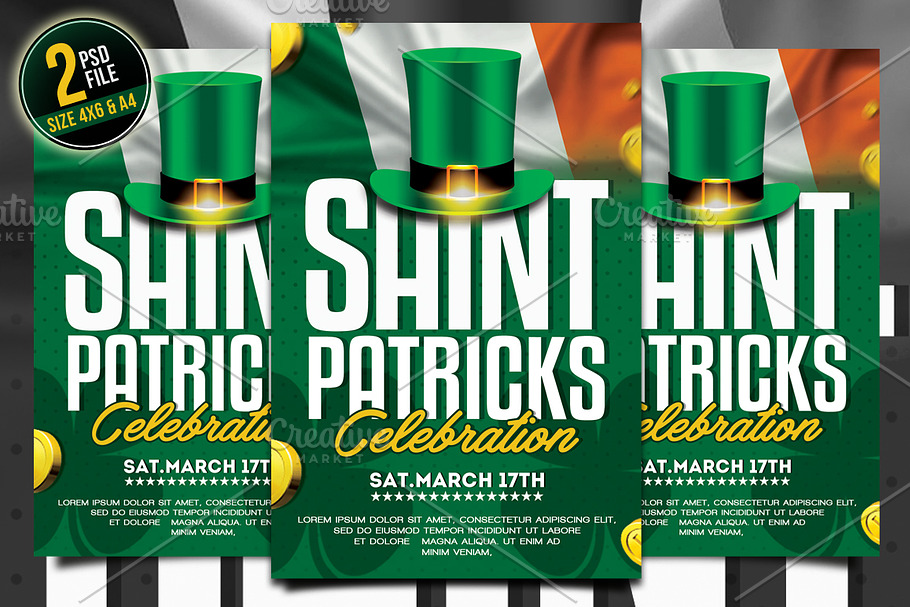 Saint Patrick's Day Flyer in Flyer Templates - product preview 8