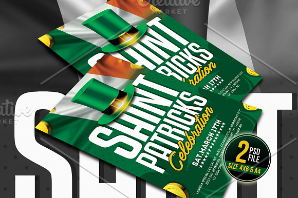 Saint Patrick's Day Flyer in Flyer Templates - product preview 1