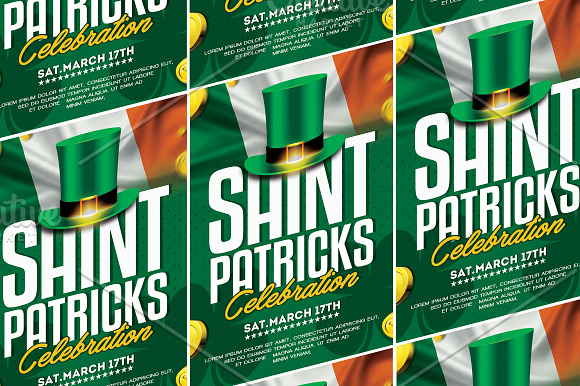 Saint Patrick's Day Flyer in Flyer Templates - product preview 3