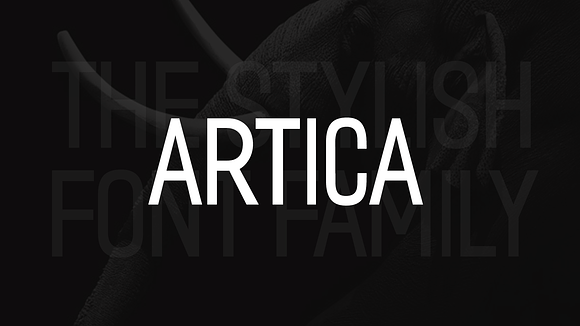 ARTICA - Display Typeface + Web Font in Display Fonts - product preview 1
