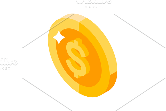 Isometric Icons - Business And Money in Graphics - product preview 3