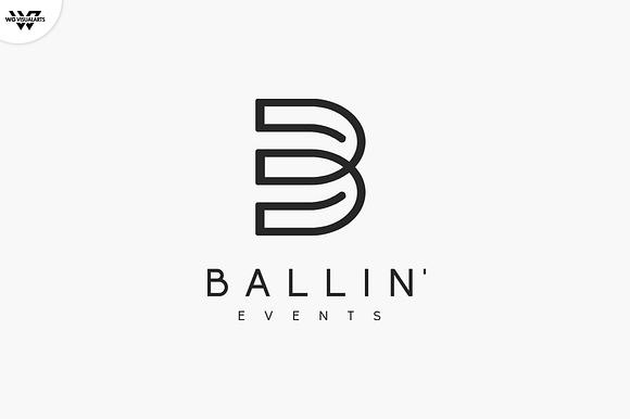 Logo BALLIN Events in Logo Templates - product preview 1