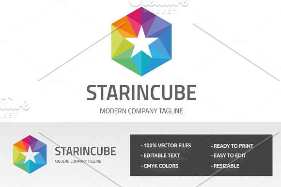 Starincube Logo in Logo Templates - product preview 1
