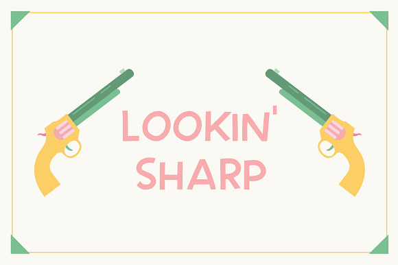 Sharp Shooter in Whimsical Fonts - product preview 3