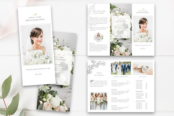 Wedding Photography Trifold PSD