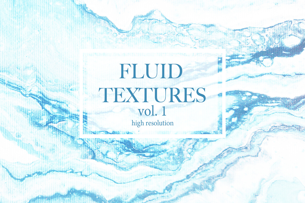 Abstract Blue Fluid Textures Bundle in Textures - product preview 8