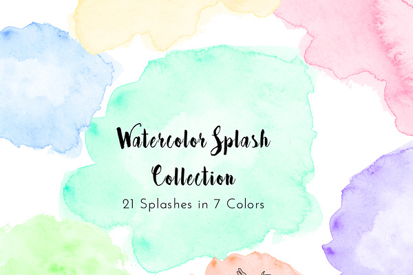 Watercolor Splash Clipart