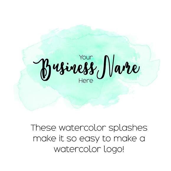 Watercolor Splash Clipart in Illustrations - product preview 1