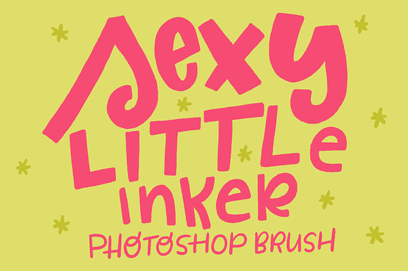 Sexy Little Inker Photoshop Brush in Photoshop Brushes - product preview 2