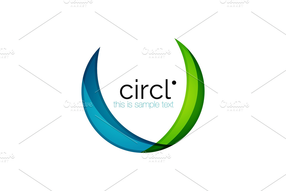Clean professional colorful circle business icon in Illustrations - product preview 8