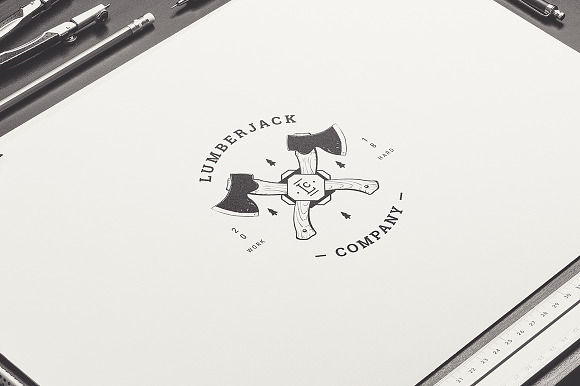 Vintage Badges vol 1 in Logo Templates - product preview 4